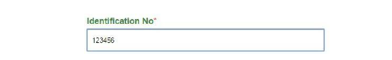 ID Number Entry